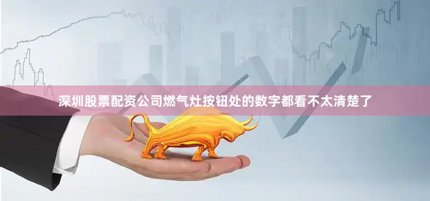 深圳股票配资公司燃气灶按钮处的数字都看不太清楚了